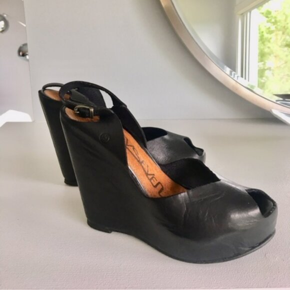 Sixty Seven platform Wedge black size 6 - Picture 11 of 14